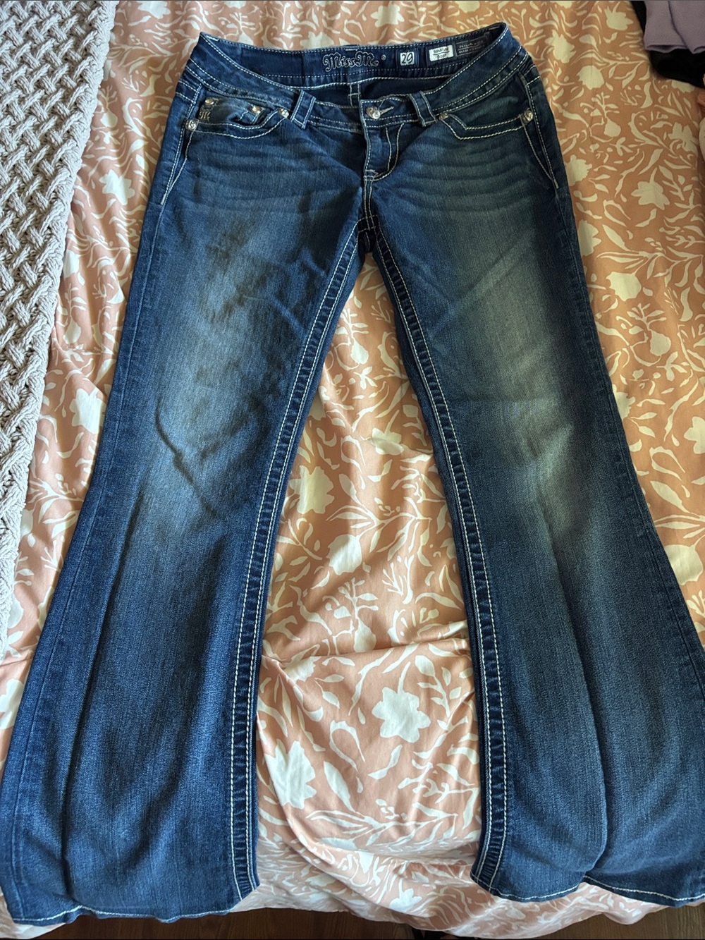 Miss Me Dark Blue Flare Jeans
